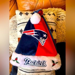 🏈 Draft time! New England Patriots Santa hat